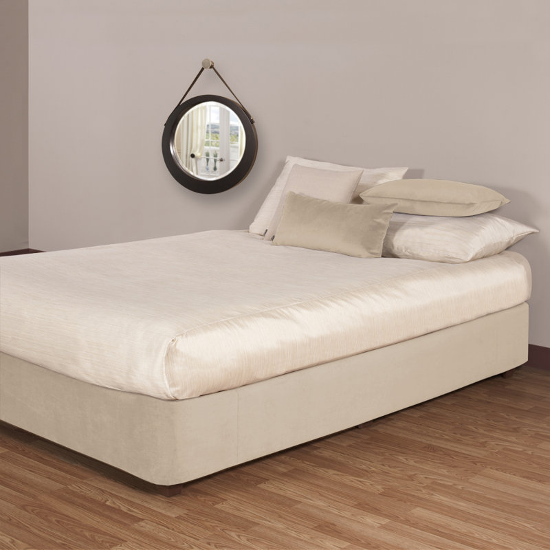 Sterling Wrap Around Box Spring Cover, Queen, Sand