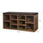Arney 10 Pair Shoe Storage Bench with Adjustable Shelves-171883061