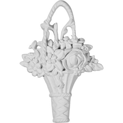 Centre pour panier de fleurs H 6 1/4 po x l 4 1/4 po x P 7/8 po