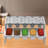 Over-The-Panel Stainless Steel Spice Rack with Adjustable Racks