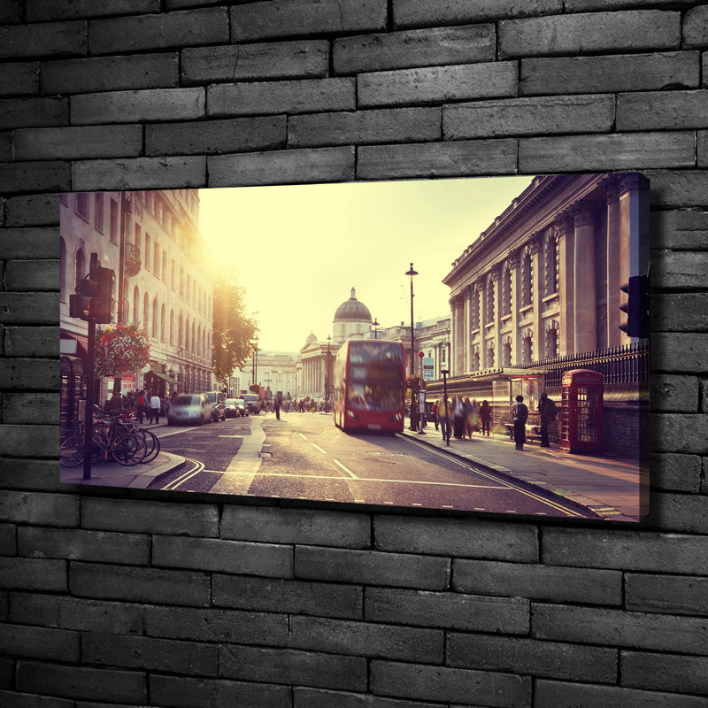 London - No Frame Print on Canvas