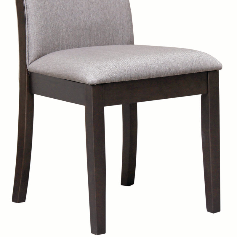 Ensemble de salle à manger extensible 7 pièces Steadman, Noyer naturel, Gris, Beige