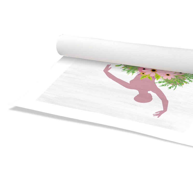 Ballet toute la journée 1, H 24 po x l 20 po x P 1 po, Papier