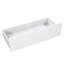 Lit simple en L avec bureau intégré, lit gigogne et tiroirs, blanc - configuration polyvalente-121097319