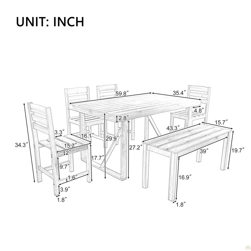 Ensemble de table de salle à manger