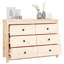Side Cabinet 100x40x72 cm Solid Wood Pine-534450245