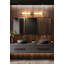 Meuble-lavabo chromé 1 lumière Cochran-303015725