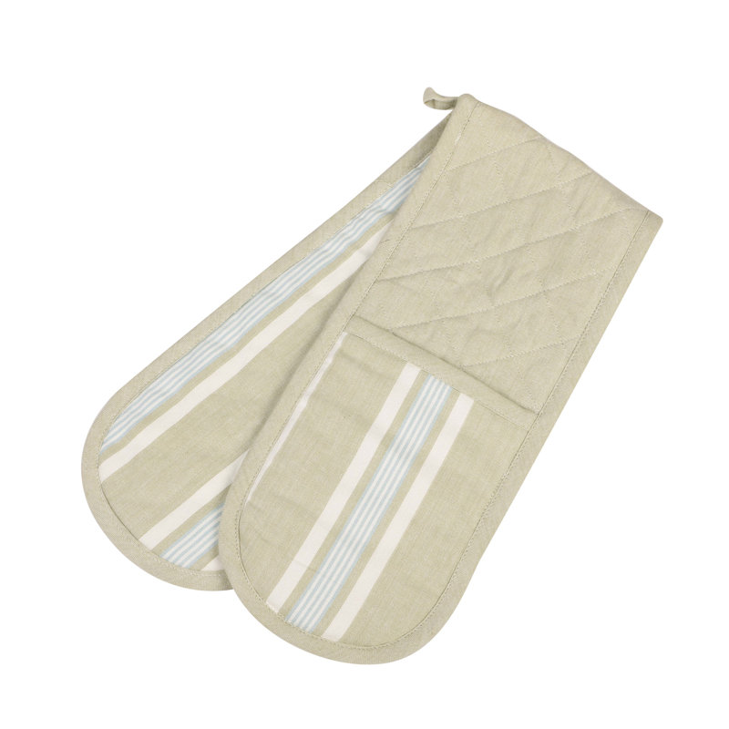 Brambly Cottage Larra Striped Cotton Oven Mitt