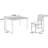 Dining Set 5-Piece, Wooden, Dining Room Furniture-403500844