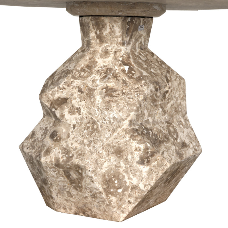 Rind Marble Coffee Table, White