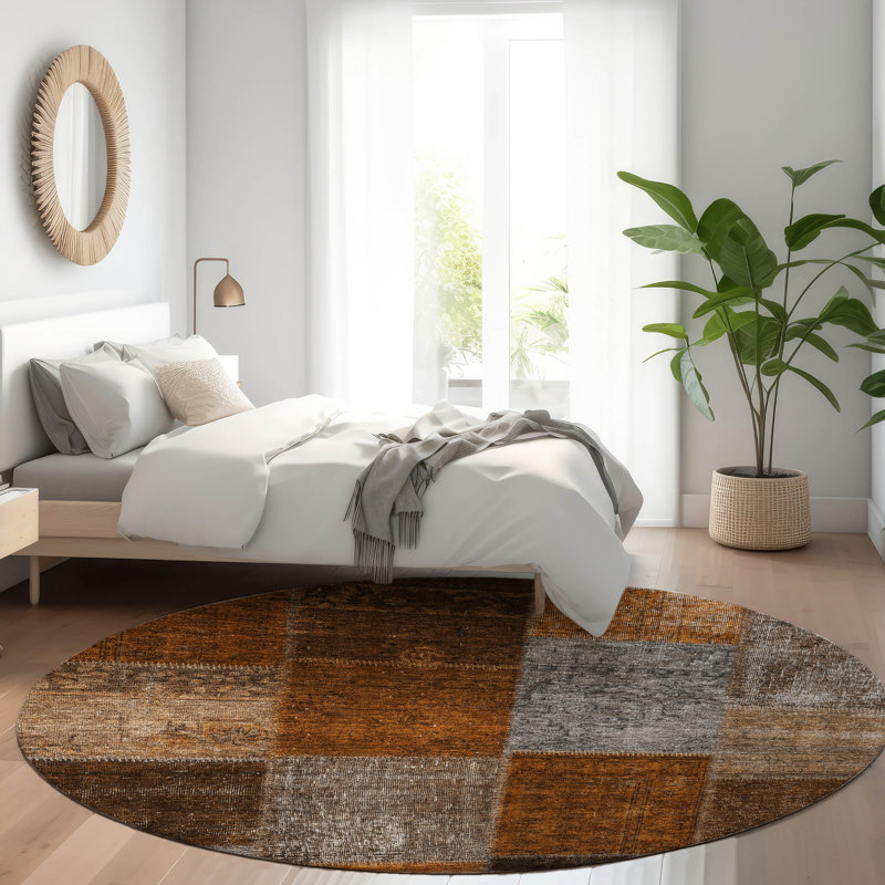 Tapis intérieur / extérieur Fareham, Rond 8 pi