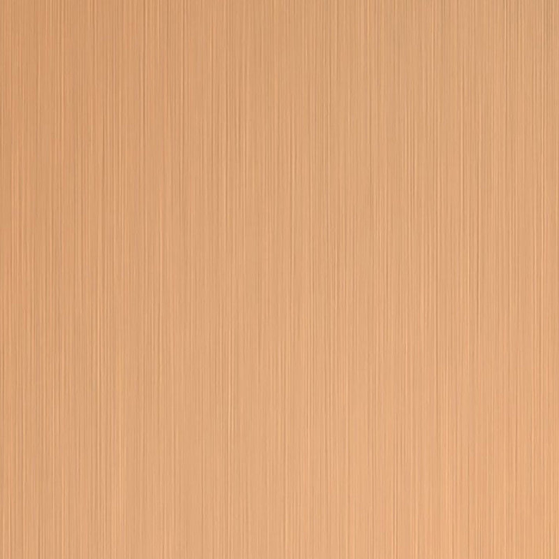 4 pi x 8 pi Feuille d'aluminium stratifiée - (32 pieds carrés / feuille), Or rose mat