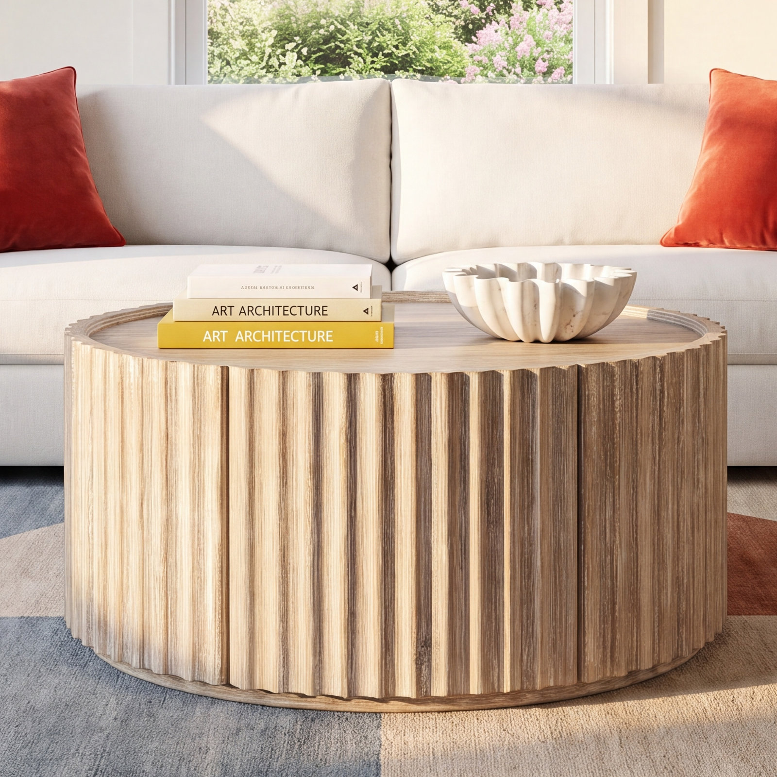 Castile 32" Acacia Coffee Table