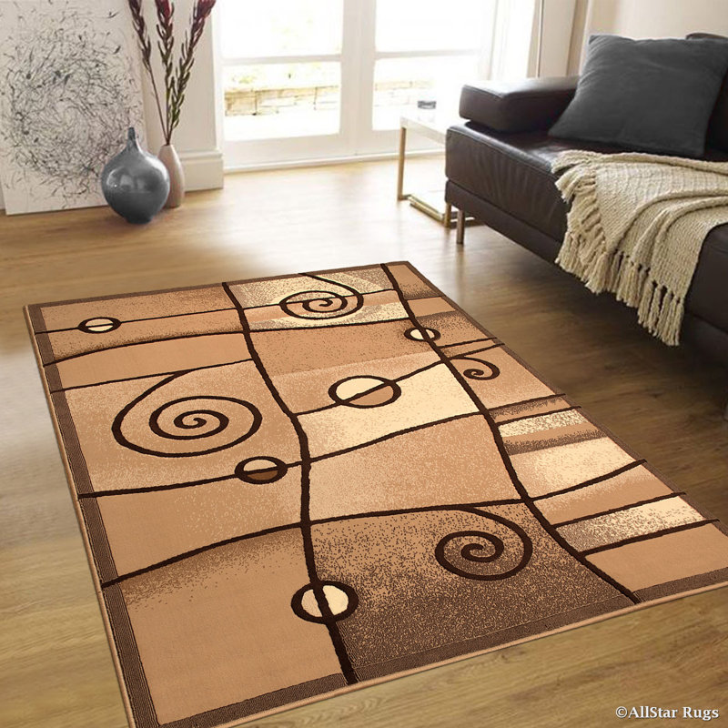 Abstract Indoor Rug, 7'10" x 10'2"