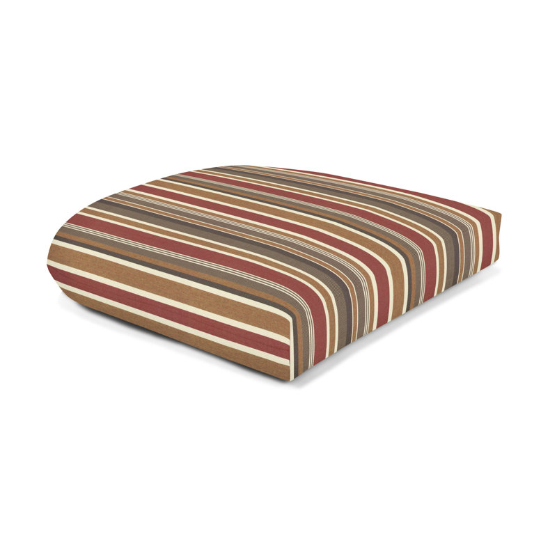  Coussin de siège Sunbrella l 18 po x P 18 po, Sunbrella® Brannon Redwood, 18" W x 18" D