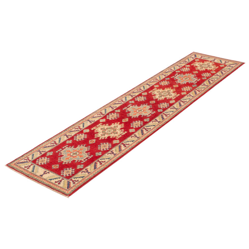 Tapis de couloir unique en laine noué à la main 2 pi 6 po x 10 pi 3 po New Age Finest Ghazni