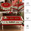 Nappe lavable en polyester avec motif de couronne de Noël-46127863