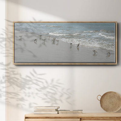 Oiseaux de rivage - toile encadrée