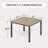 Sherborn 4 - Person Patio Dining Set with Square Table , Cushions Included