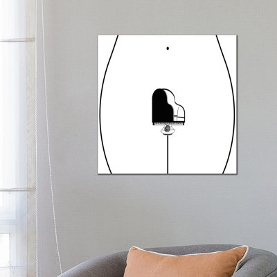 Melody 1 Piece Wall Art on Canvas