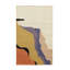 Rectangle Agate Abstract Hand Woven Flatweave Cotton Area Rug in Yellow/White-797816815