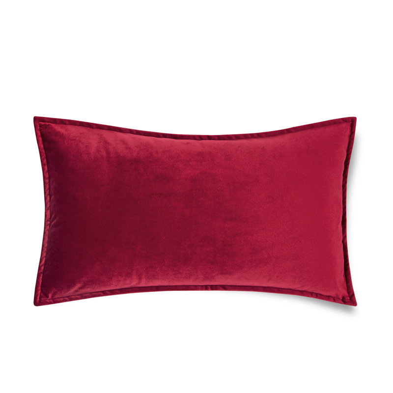 Rectangular Velvet Pillow Covers, Rectangular 12"H x 16"W, Magenta