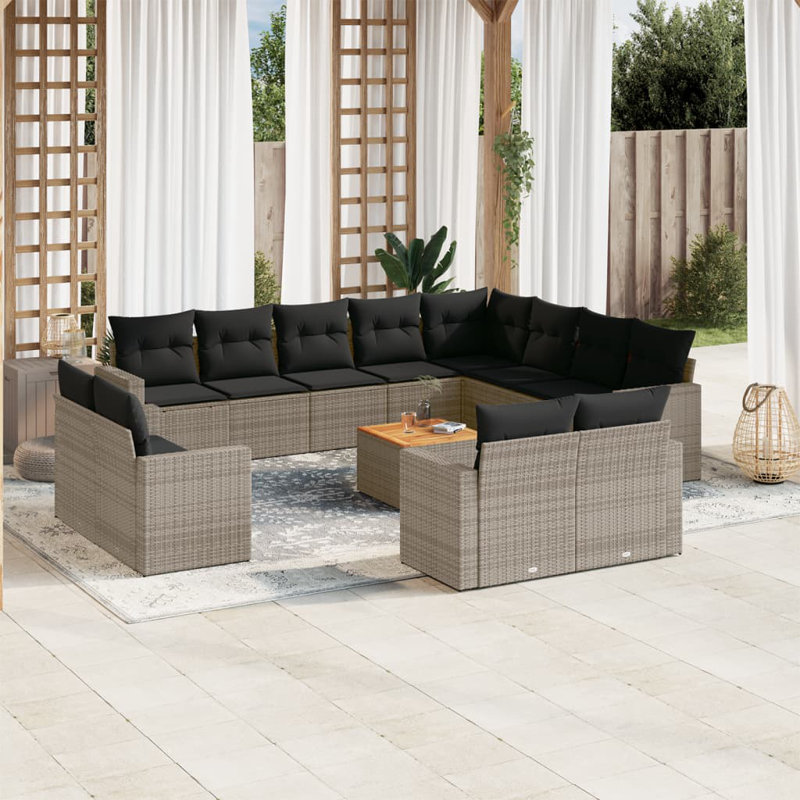 Ensemble de canapé de jardin Vidaxl