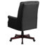 Fauteuil de bureau pivotant à dossier haut avec accoudoirs LeatherSoft-30774861