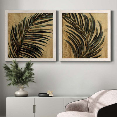 " Lush Palm I " 2 - Pieces Painting Print