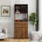 Bar Cabinet, Multi-Functional Storage Cabinet