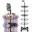 Support pour cheveux avec support pour téléphone, 140 chevilles, hauteur réglable