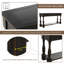 Console longue avec tiroirs et tablette Cervantez-1795024937