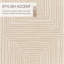 Tapis rayé ivoire / beige Quillan-474137388