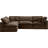 Hulene Velvet L-Shaped Sectional Reversible-87141394