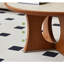 Table basse ronde en bois massif