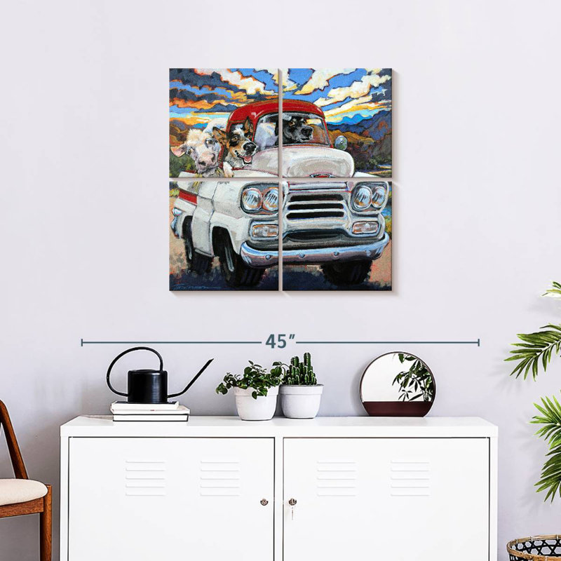 Ketti Cattle Drive, 26" H x 26" W