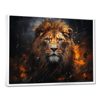 Photographie de lion avec II