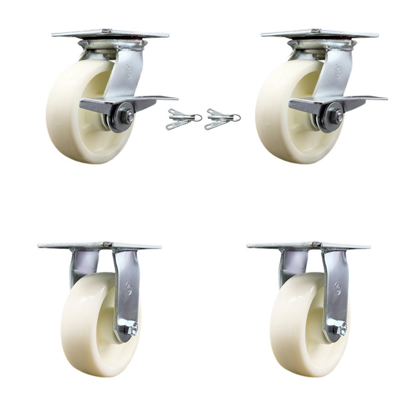 4 Piece Nylon Caster Set