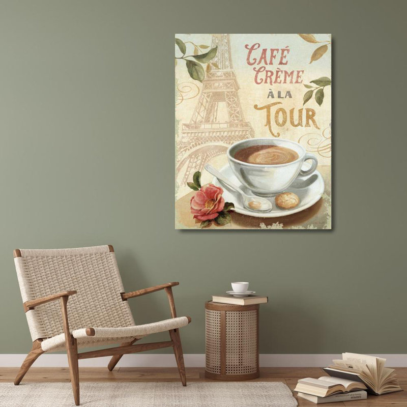 One Allium Way® Audit, art sur toile tendue de la galerie Lisa: Cafe in Europe II