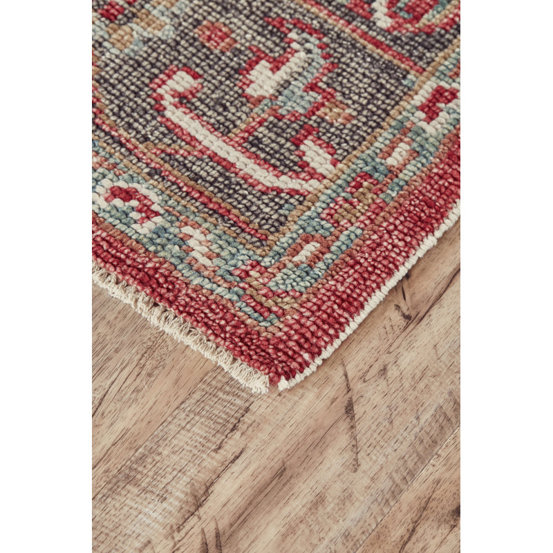 Nyeka Wool Oriental Indoor Rug, Rectangle 2' x 3'