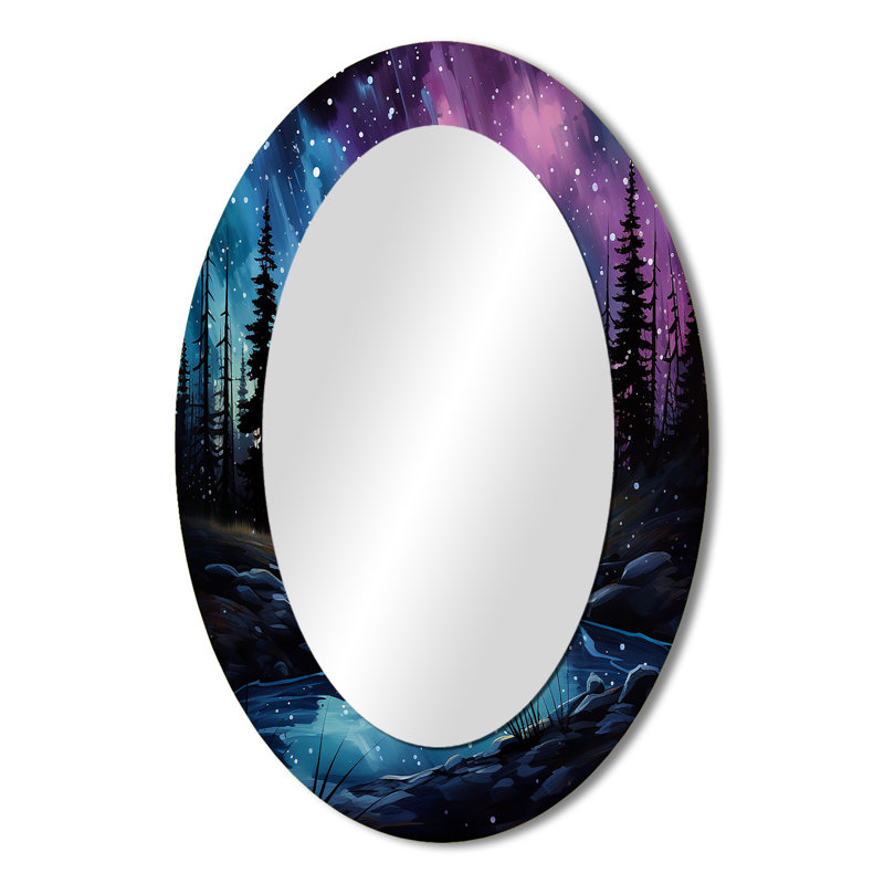 Miroir mural Aurora Borealis, 36 po x 24 po
