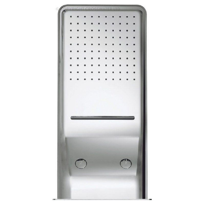 Pisa Chrome Body Jets Rainfall Thermostatic Shower System with Handheld Shower