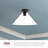 Salem Glass Flush Mount-66310623