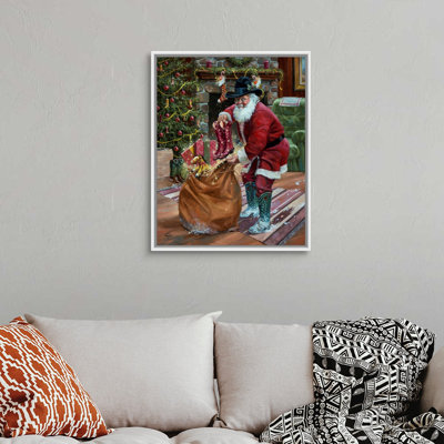 «New bottes for Christmas» par Jack Sorenson - reproduction d'art sur toile