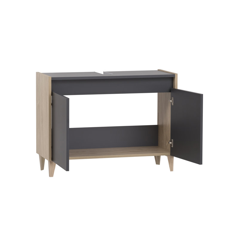Calvin-Leigh Freestanding Bathroom Storage Cabinet, Anthracite
