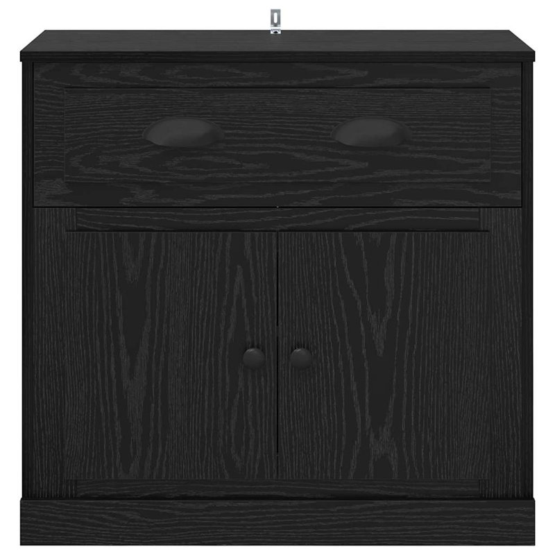 Highboard Accent Chest, Black Oak