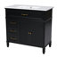 Meuble-lavabo noir avec tiroirs Dancy-1866312384