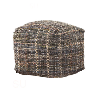 Koki Handcrafted Fabric Pouf