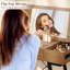Coiffeuse avec coiffeuse à miroir et plateau de prises de courant