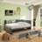 Upholstered Daybed With Trundle Sofa Bed Frame-781145393-781145389